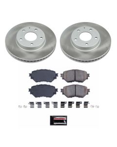 Power Stop 14-16 Mazda 3 Front Semi-Coated Rotor Kit - SC6975