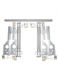 QA1 Heavy Duty Pro Rear Drag 4-Link Component Kit - 7838-1067