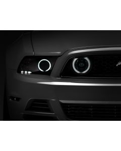 Raxiom 13-14 Ford Mustang GT CCFL Halo Fog Lights (Smoked) - 49177