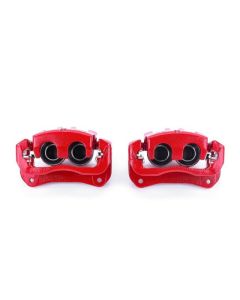 Power Stop 15-17 Lexus NX200t Front Red Calipers w/Brackets - Pair - S3352