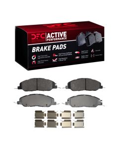 DFC 05-14 Ford Mustang Front Active Performance Pads and Hardware Kit - 1115-1463-01