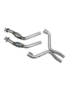 BBK 11-14 Mustang 3.7 V6 High Flow X Pipe With Catalytic Converters - 2-1/2 - 1814