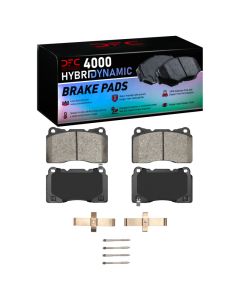 DFC 04-08 Acura TL Front 4000 HybriDynamic Brake Pads and Hardware Kit - 4000-1001-05