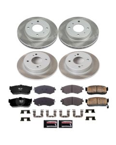 Power Stop 91-96 Infiniti G20 Front and Rear Semi-Coated Rotor Kit - SC9173