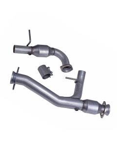 BBK 11-14 Ford F-150 Coyote 5.0 3in Short Exhaust Mid Y-Pipe w/ Catalytic Converters (For 1947) - 19471