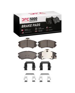 DFC 02-13 Hyundai Tucson Front 5000 Advanced Ceramic Brake Pads and Hardware Kit - 1551-0924-01