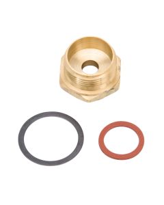 Edelbrock Fuel Bowl Inverted Flare Fitting Straight Male 7/8In-20 w/ Inverted 5/8In-18 Female Flare - 12415