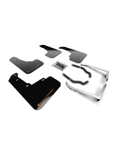 Rally Armor Black UR Mud Flap w/ Orange Logo Subaru XV Crosstrek Lift/AT 18-19- RALL-MF46-LTUR-BLK/OR