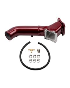 Wehrli 01-04 Chevrolet Duramax LB7 S300/S400 Single Turbo 3in Y-Bridge Kit - Raw - WCF100615-RAW