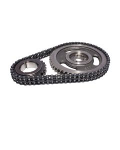 COMP Cams Magnum Double Row Timing Chain Set for Chevrolet Small Block V8 283-400 1955-1996, Steel Construction, Chrome Finish, Double Row Configuration - 2109CPG
