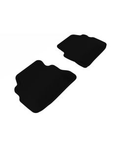 3D MAXpider 2007-2013 BMW 3 Series E92 Kagu 2nd Row Floormats - Black - L1BM02521509