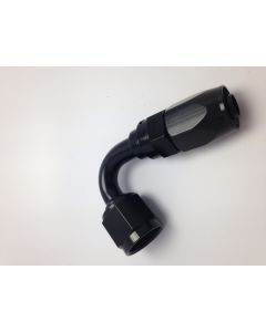Fragola -10AN x 120 Degree Pro-Flow Hose End - Black - 231210-BL