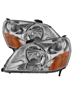 xTune Honda Pilot 03-05 Crystal Headlights Chrome HD-JH-HPIL03-AM-C - 9023705