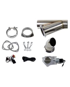 Granatelli 2.25in Stainless Steel Electronic Exhaust Cutout - 307522