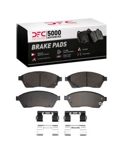 DFC 10-16 Cadillac SRX Front 5000 Advanced Low Metallic Brake Pads and Hardware Kit - 1551-1422-01
