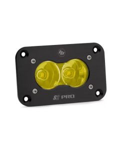 Baja Designs Flush Mount Amber Lens Work/Scene Pattern S2 Pro LED Work Light- BAJA-481016