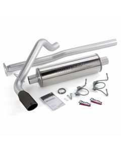 Banks Power Black Tip Single Exit Monster Exhaust System Toyota Tacoma ECLB-DCLB 4.0 2005-2012- BANK-48138-B