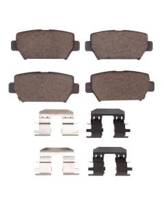 DFC 18-25 Mitsubishi Eclipse Cross Rear 5000 Advanced Ceramic Brake Pads and Hardware Kit - 1551-2156-01