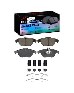 DFC 09-15 Mercedes-Benz GLK300 (Mexico) Rear 4000 HybriDynamic Brake Pads and Hardware Kit - 4000-1341-11