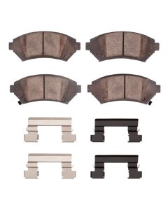 DFC 05-05 Buick Park Avenue Front 5000 Advanced Semi Metallic Brake Pads and Hardware Kit - 1551-1076-01