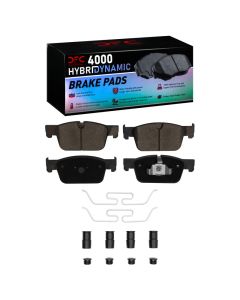 DFC 17-25 Volvo V60/V90/XC60/S90/S60 Front 4000 HybriDynamic Brake Pads and Hardware Kit - 4000-1924-01