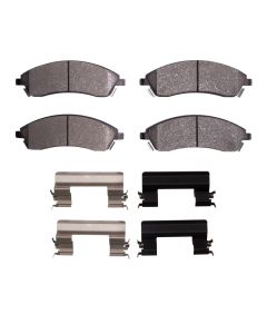 DFC 04-09 Cadillac SRX Front 5000 Advanced Semi Metallic Brake Pads and Hardware Kit - 1551-1019-01