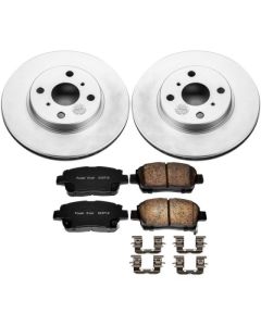 Power Stop 01-05 Toyota Echo Front Z17 Evolution Geomet Coated Brake Kit - CRK821