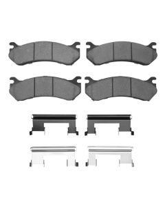 DFC 99-13 Cadillac Escalade EXT Front/Rear Ultimate Duty Performance Brake Pads and Hardware Kit - 1400-0785-01