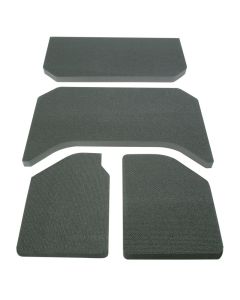 DEI 11-18 Jeep Wrangler JK 4-Door Boom Mat Headliner - 4 Piece - Black - 50137