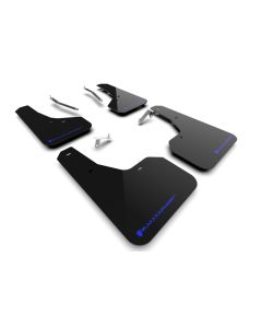 Rally Armor Black UR Mud Flap w/ Blue Logo Subaru Forester Incl. Wilderness 2022- RALL-MF82-UR-BLK/B