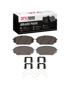 DFC 07-12 Hyundai Veracruz Front 5000 Advanced Ceramic Brake Pads and Hardware Kit - 1551-1301-01