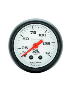 AutoMeter GAUGE OIL PRESSURE 2 1/16in. 150PSI MECHANICAL PHANTOM- AUTO-5723