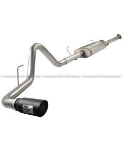 Takeda Cat-Back for Toyota Tundra 10-13 5.7L 145.7WB (blk tip)