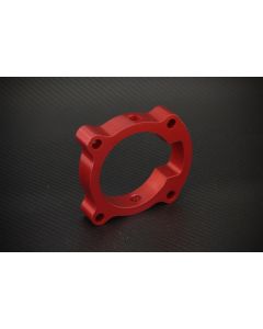 Torque Solution Throttle Body Spacer (Red): Hyundai Genesis Coupe 2.0T 10-12 - TS-TBS-018R