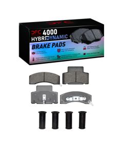 DFC 90-02 Chevrolet Express 3500 Front 4000 HybriDynamic Brake Pads and Hardware Kit - 4000-0459-01