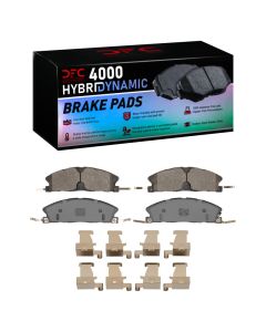 DFC 13-19 Ford Police Interceptor Sedan Front 4000 HybriDynamic Brake Pads and Hardware Kit - 4000-1611-12
