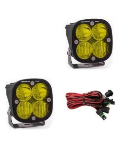 Baja Designs Amber Lens Driving Combo Pattern Squadron Pro Series LED Light Pods Pair- BAJA-497813