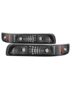 xTune Chevy Silverado 99-02 Amber Reflector Bumper Lights Smoke CBL-JH-CS99-AM-SM - 5064288