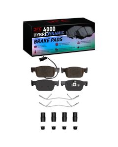 DFC 16-25 Audi A4 Quattro Front 4000 HybriDynamic Brake Pads and Hardware Kit - 4000-1953-01