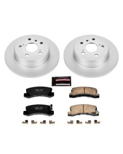 Power Stop 92-96 Lexus ES300 Rear Z17 Evolution Geomet Coated Brake Kit - CRK2564