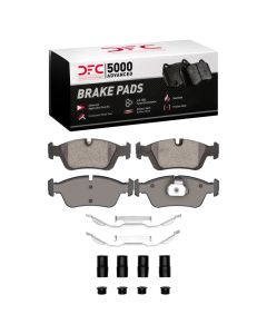 DFC 92-8 BMW 323i Front 5000 Advanced Low Metallic Brake Pads and Hardware Kit - 1551-0558-01