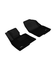 3D MAXpider 2014-2019 Mazda Mazda3/Mazda6 Kagu 1st Row Floormat - Black - L1MZ04011509