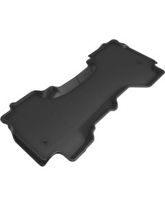 3D MAXpider 2019-2020 Dodge Ram 1500 Quad Cab Kagu 2nd Row Floormats - Black - L1DG03121509