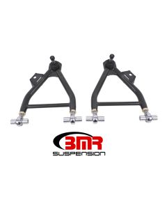 BMR 94-04 Mustang Lower A-Arms (Coilover Only) w/ Adj. Rod End & Tall Ball Joint - Black Hammertone - AA045H