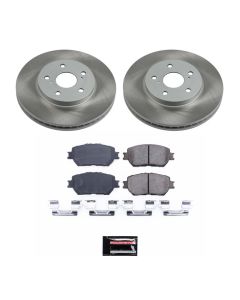 Power Stop 02-04 Toyota Camry Front Semi-Coated Rotor Kit - SC2414