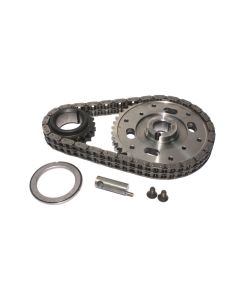 COMP Cams Timing Chain Set for Chevrolet LS Engines 1997-2018, Heavy-Duty Steel, Double Roller Chain, 3/8" Pitch - 8131CPG