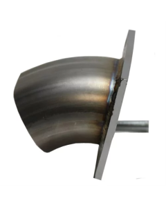 Granatelli 3.0in 45 Deg Angle True Oval Turn Down - 313540