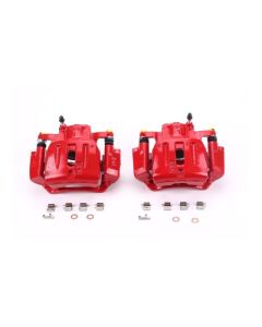 Power Stop 01-07 Toyota Highlander Front Red Calipers w/Brackets - Pair - S2664