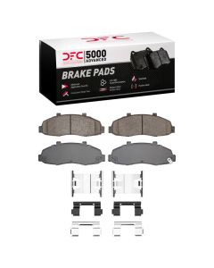 DFC 97-04 Ford F-150 RWD Front 5000 Advanced Ceramic Brake Pads and Hardware Kit - 1552-0679-01