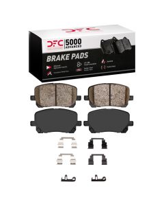 DFC 03-08 Pontiac Vibe Front 5000 Advanced Ceramic Brake Pads and Hardware Kit - 1551-0923-01